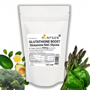 Glutathione Boost NAC Glutamine Glycine 950mg V Capsules    