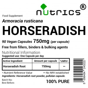 Horseradish 750mg Vegan Capsules