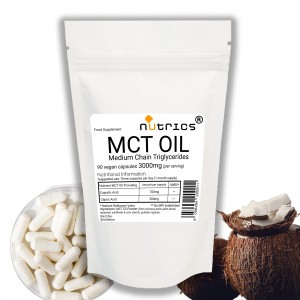 MCT OIL Caprylic Acid Caprice Acid 3000mg Vegan Capsules 
