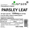 Parsley Leaf 400mg Vegan Capsules 