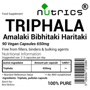 Triphala 650mg V Capsules