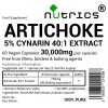 Artichoke 40:1 Extract 30,000mg V Capsules Artichoke 40:1 Extract 30,000mg V Capsules