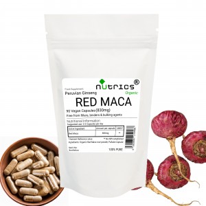 Red Maca (Organic) 830mg V Capsules