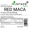 Red Maca (Organic) 830mg V Capsules Red Maca (Organic) 830mg V Capsules