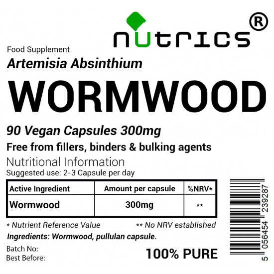 Wormwood 300mg V capsules
