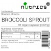 BROCCOLI SPROUT 450mg x 90 Pure Vegan Capsules for Bones Immune Detox