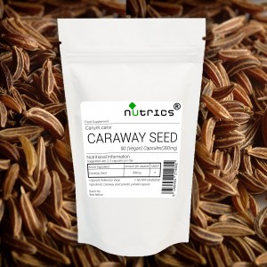 CARAWAY SEED 300mg x 90 V Capsules Meridian Fennel Persian Cumin