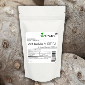 Pueraria Mirifica Extract White Kwao Krua  3000mg Vegan Capsules 