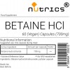 Betaine HCl 700mg V Capsules 