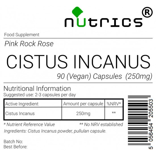 Cistus Incanus 250mg V Capsules