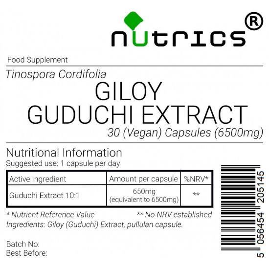 Giloy Guduchi Extract Vegan Capsules 