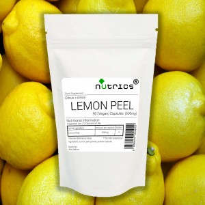 Lemon Peel 600mg Vegan Capsules 
