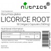 Licorice Root  550mg Vegan Capsules 