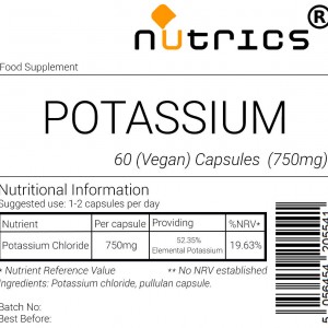 Potassium Chloride 750mg V Capsules