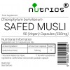 SAFED MUSLI White MUSALI 550mg Vegan Capsules 