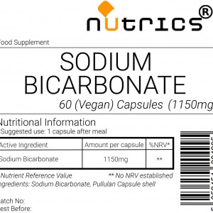 Sodium Bicarbonate 1150mg Vegan Capsules 