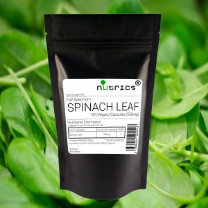 Spinach Leaf 550mg Vegan Capsules 