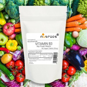 Vitamin B3 NIACIN Non Flush 500mcg V Tablets