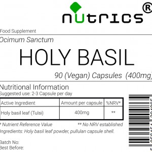 Holy Basil  400mg Vegan Capsules 