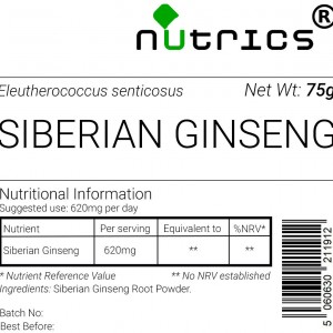 Siberian Ginseng Vegan Powder