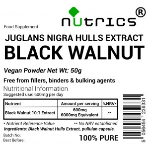 Black Walnut Extract Powder 10:1 Vegan Powder