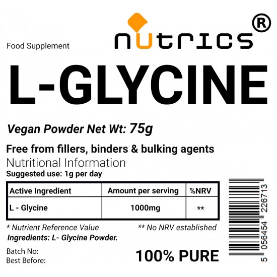 L Glycine Vegan Powder 