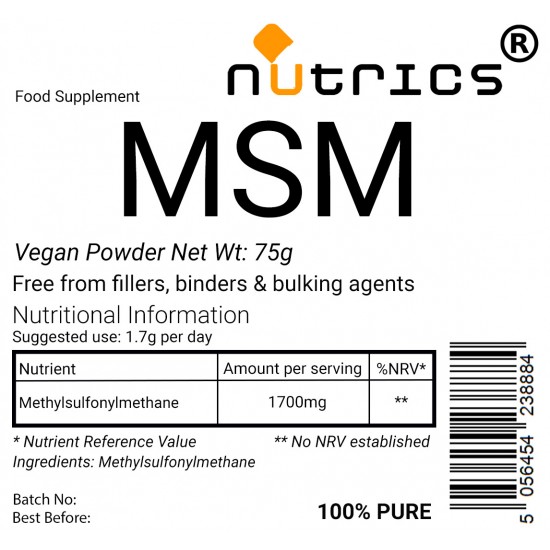 MSM Methylsulfonylmethane V Powder 