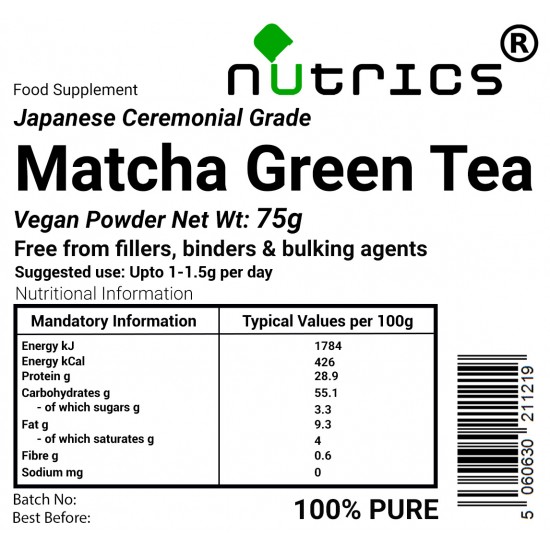 Matcha Green Tea Vegan Powder