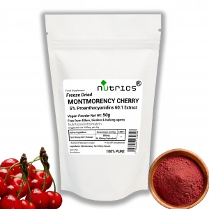 Montmorency Tart Cherry 60:1 Extract Vegan Powder     