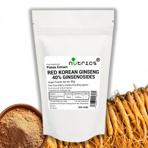 Red Korean Ginseng 20:1 Extract Vegan Powder 