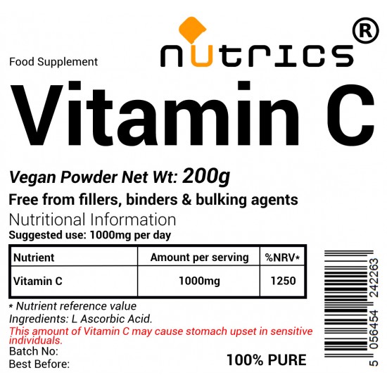 Vitamin C  Vegan Powder