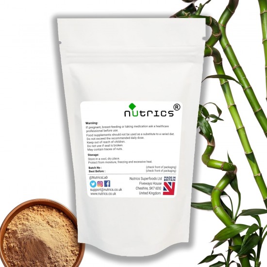 Bamboo Extract Bambusa Vulgaris Vegan Powder 75% Natural Silica