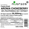 ARONIA BLACK CHOKEBERRY EXTRACT 36,000mg Vegan Capsules 