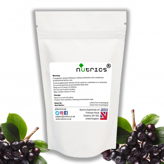 ARONIA BLACK CHOKEBERRY EXTRACT 36,000mg Vegan Capsules 