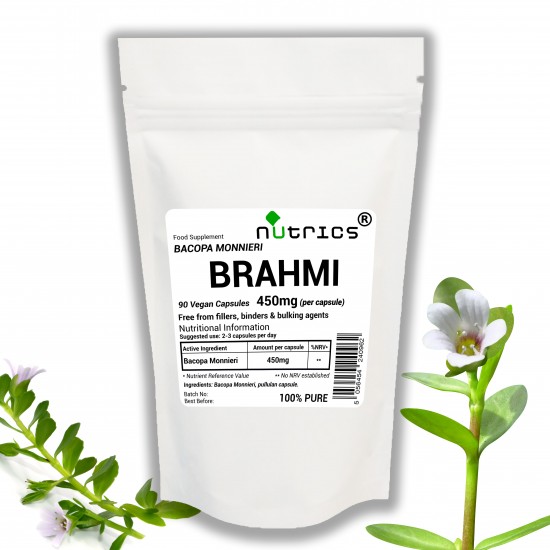 Bacopa Monnieri Brahmi 450mg V Capsules