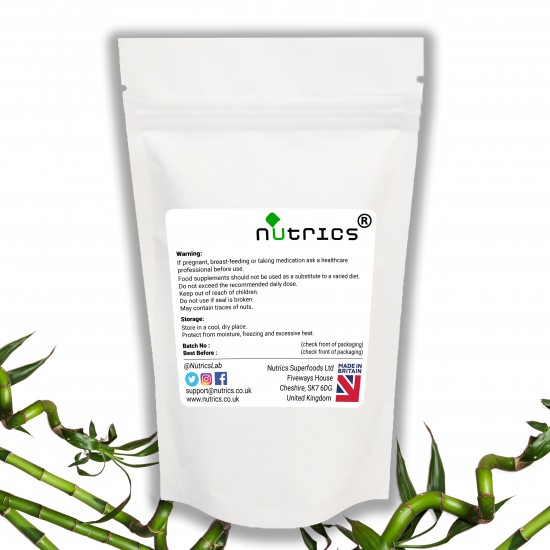 Bamboo Extract 75% Natural Silica, 5250mg V Capsules