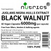 BLACK WALNUT EXTRACT 6000mg Vegan Capsules 
