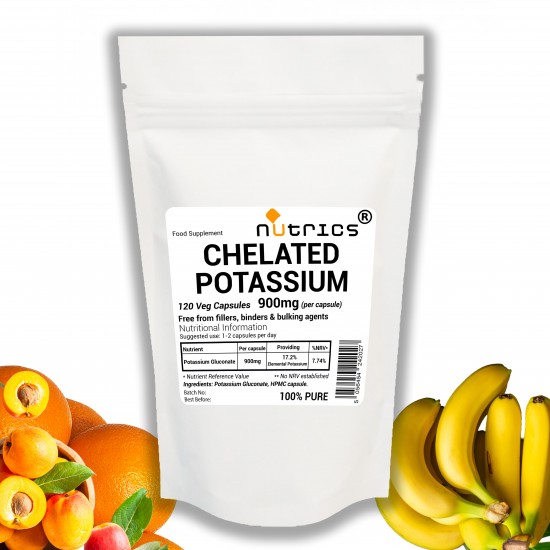 Chelated Potassium Gluconate 900mg V Capsules