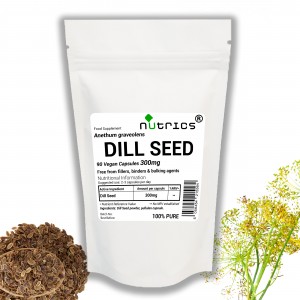 DILL SEED 300mg x 90 Vegan Capsules 100% Pure Anethum