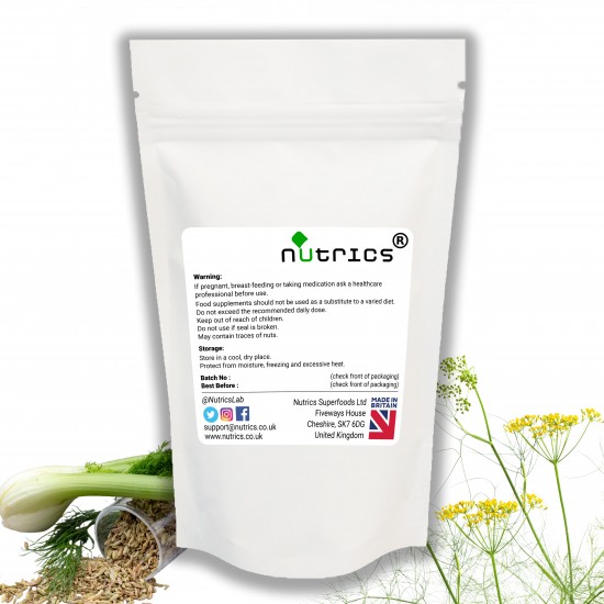 Fennel Seed 550mg  90 Vegan Capsules 