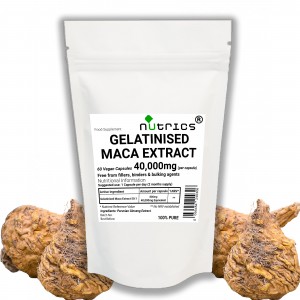 Maca Root Extract Gelatinised 40,000mg  V Capsules
