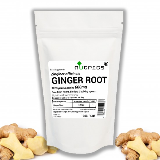 Ginger Root 600mg V Capsules