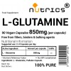 L Glutamine 850mg V Capsules