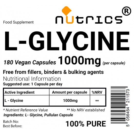 L Glycine 1000mg V Capsules