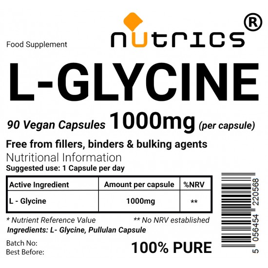 L Glycine 1000mg V Capsules