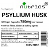 Psyllium Husk (Organic) 750mg V Capsules