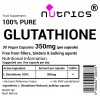 L-Glutathione 350mg  Vegan Capsules L GLUTATHIONE Reduced  - Master Antioxidant for Skin and Immune Health 