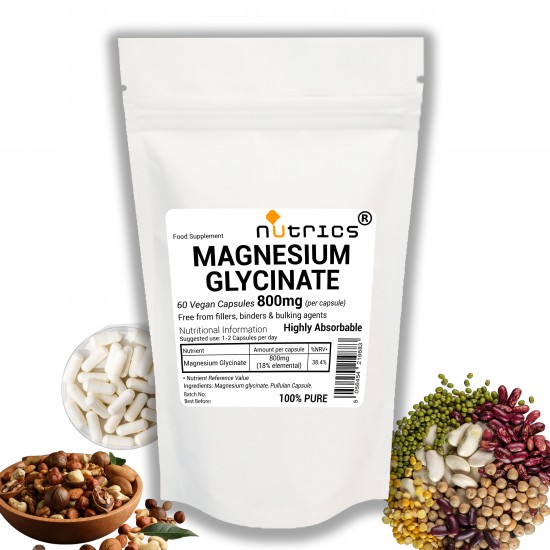 Magnesium Glycinate 800mg V Capsules