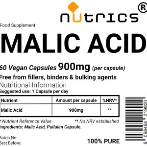 Malic Acid 900mg Capsules