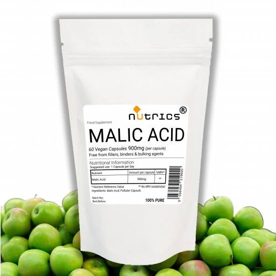 Malic Acid 900mg Capsules